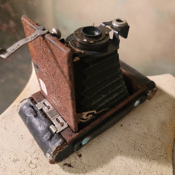 Kodak No. 2 Folding Autographic Brownie Camera Vintage For Display Non-working - Picture 12 of 12